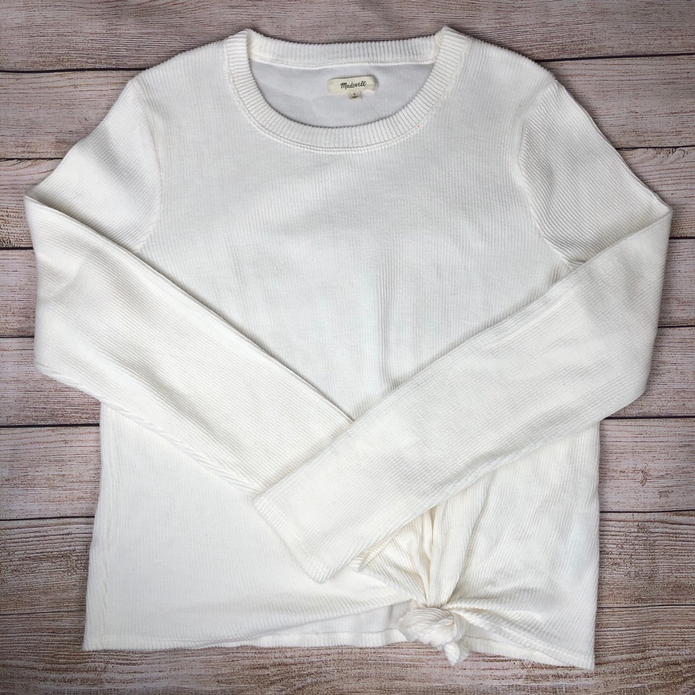 Madewell long sleeve pearl tee